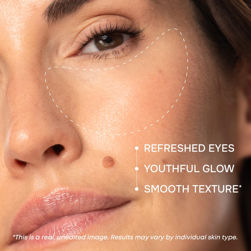 SimplyVital Hydrogel Eye Patches hydrate and soothe the delicate under-eye skin.