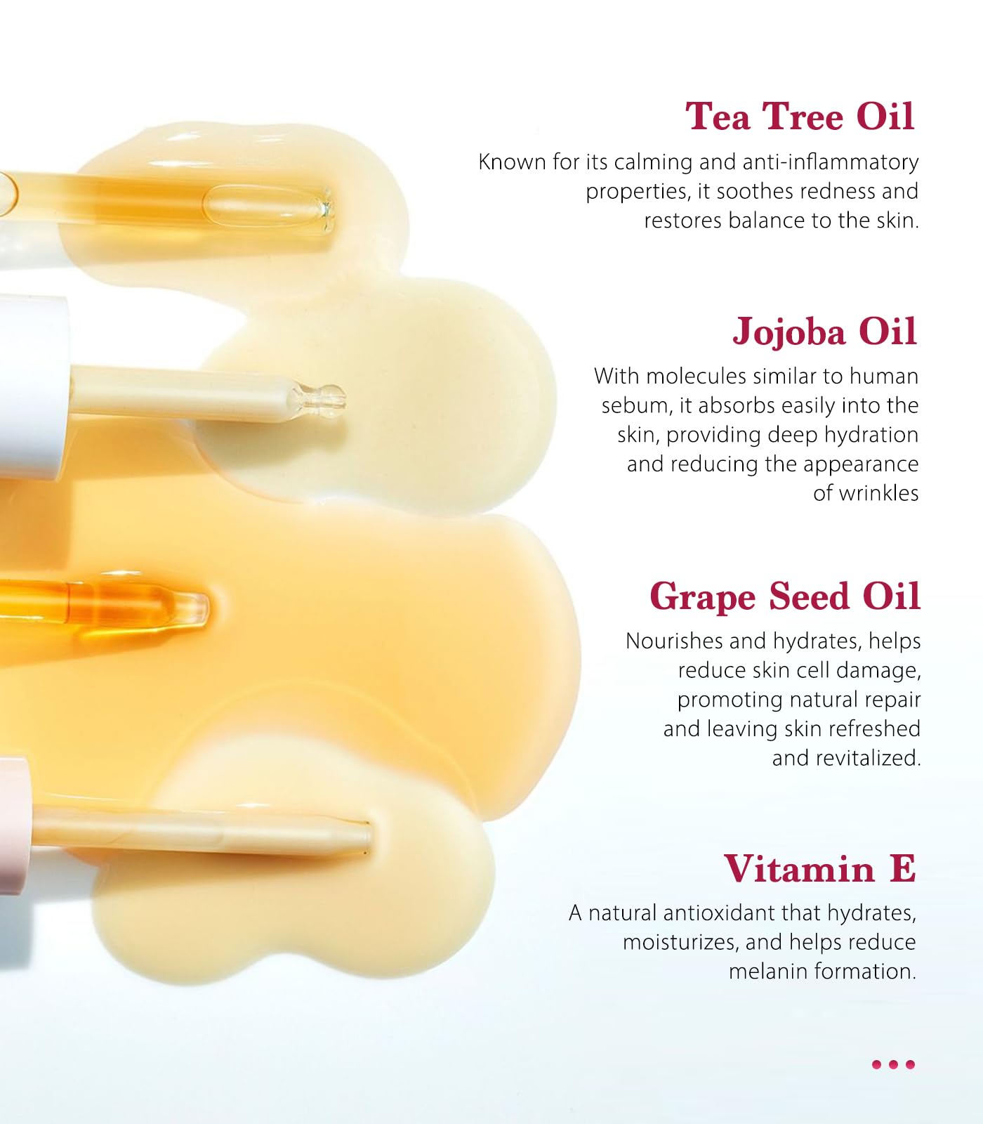 SINAHET Dermaplaning Oil applied for moisturizing and glow.