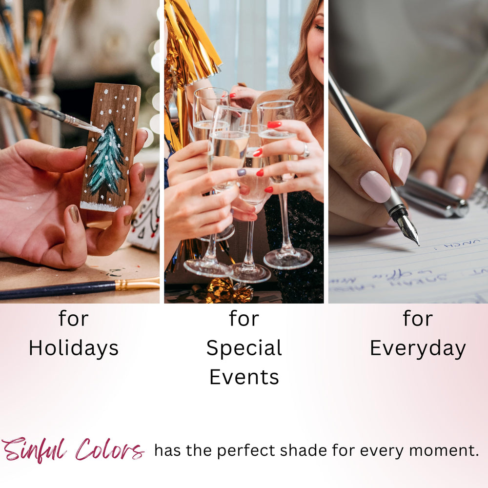 SinfulColors bonus shades emphasizing extra color options in the two repeat shades