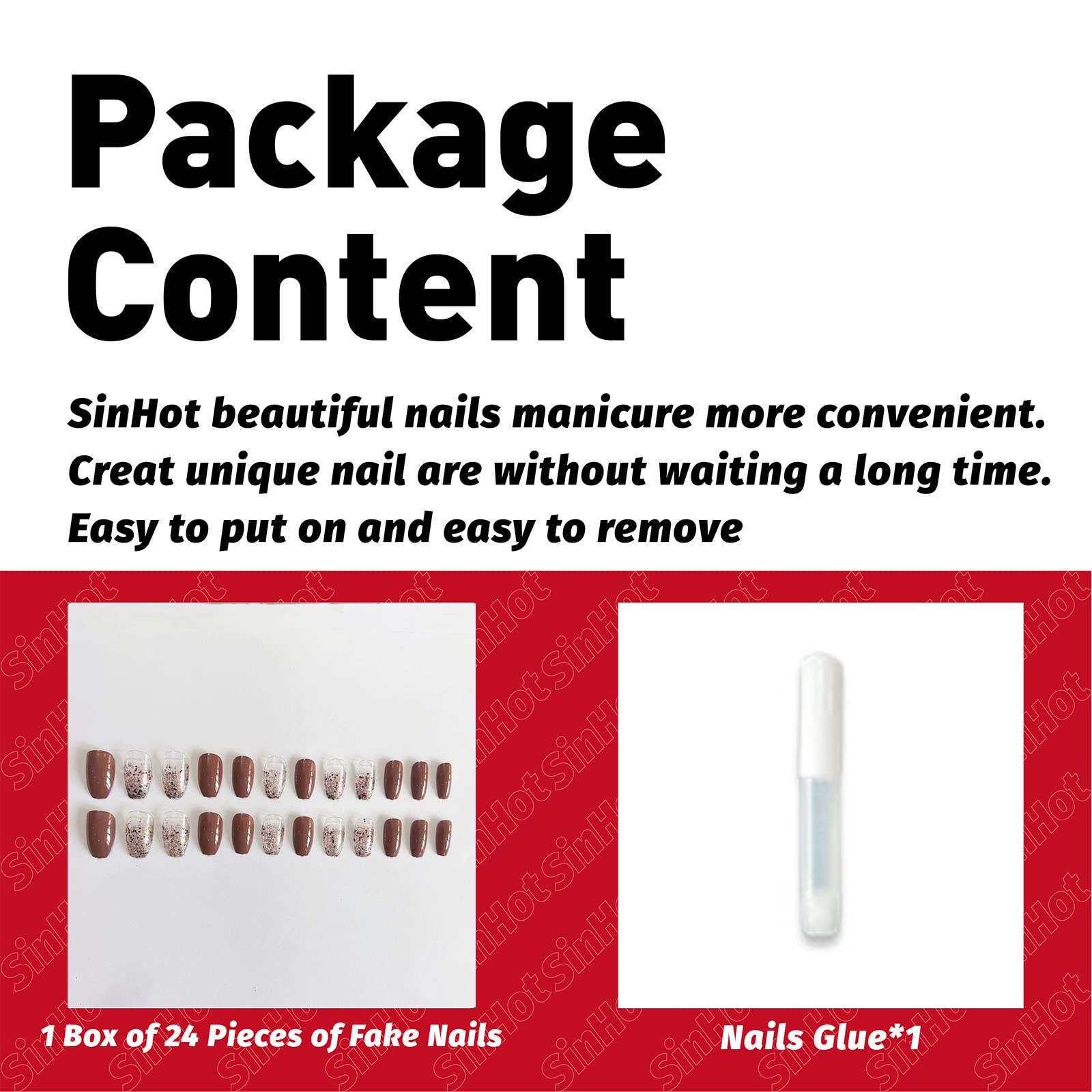 SINHOT fast 3-minute application saves time for salon-like results.
