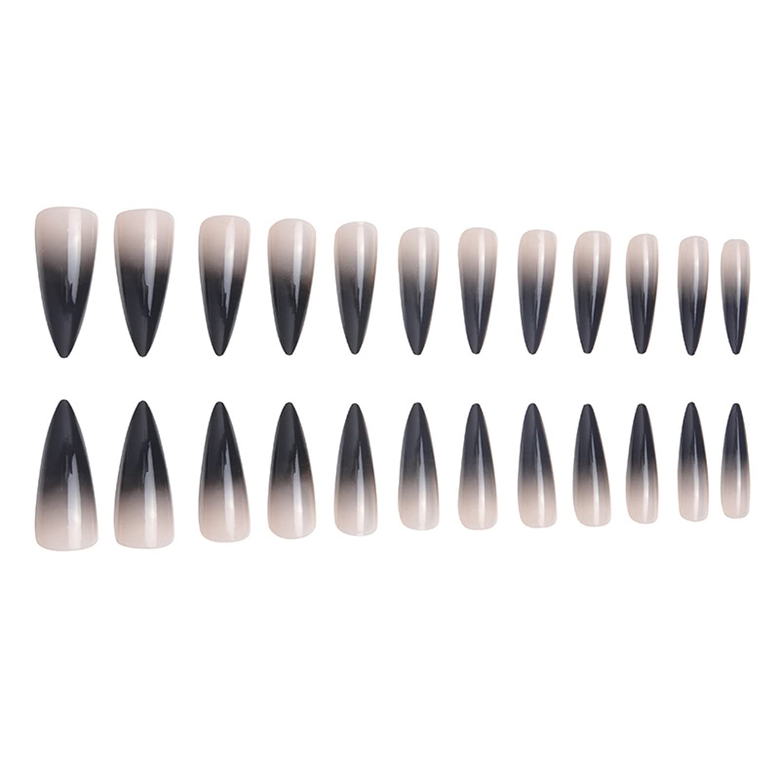 SINHOT 24-piece set shows size options for precise at-home fit.