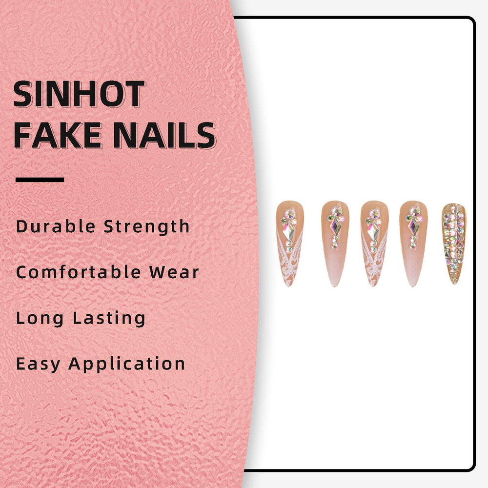 SINHOT quick 3-minute nail application saves time.