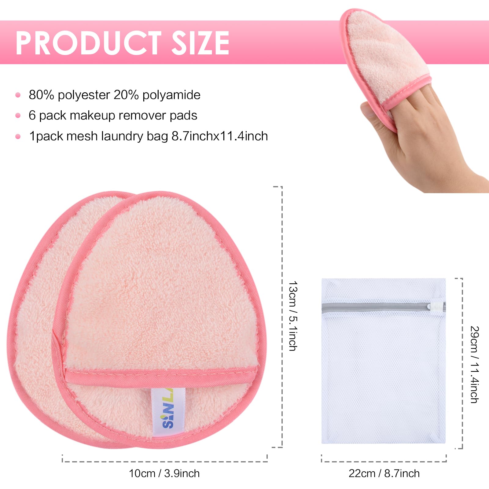 SINLAND eye-focused pad removes mascara with care