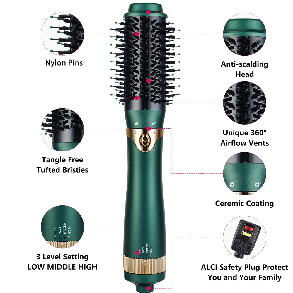 Sinperne 25mm curling brush for defined, bouncy curls.