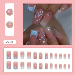 SINSEN glue stickers enable quick, reusable nail applications