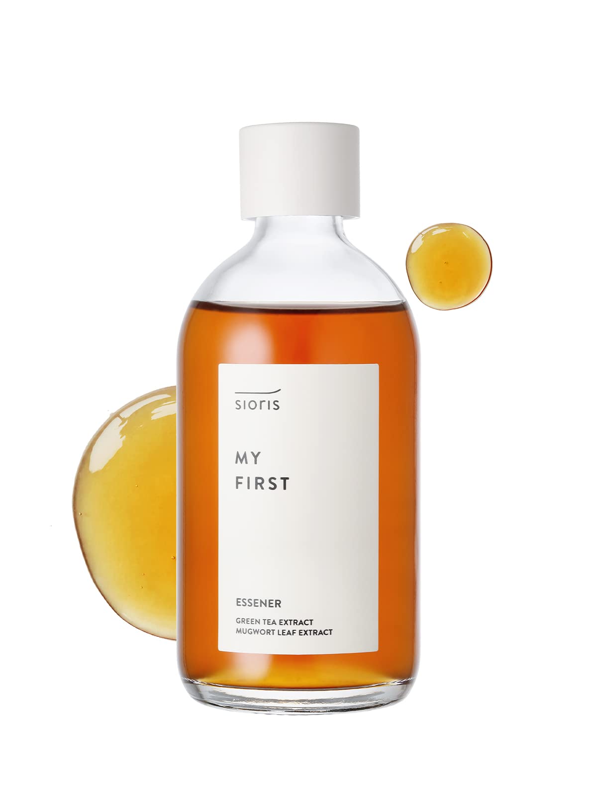 SIORIS Green Tea Hydrating Serum bottle demonstrates lightweight moisture for daily use.