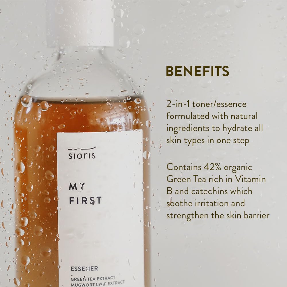 Mugwort element in SIORIS serum signals soothing hydration for sensitive skin.