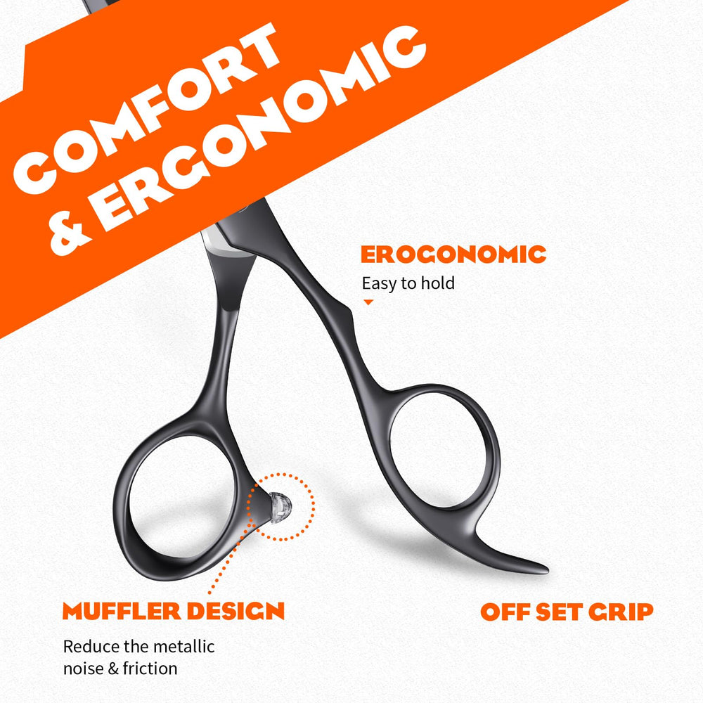 Sirabe ergonomic curved handle reduces wrist strain during long styling sessions