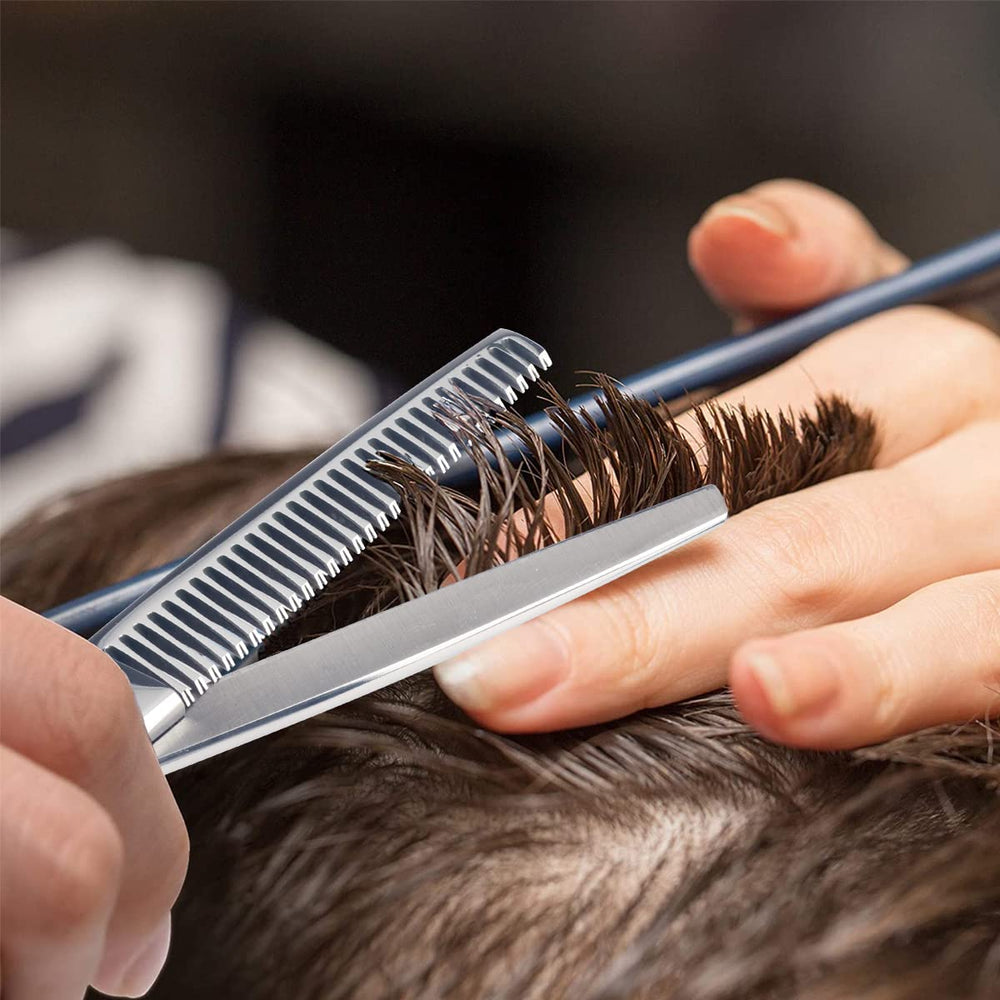 Sirabe hair clips secure sections during precise grooming and trimming.