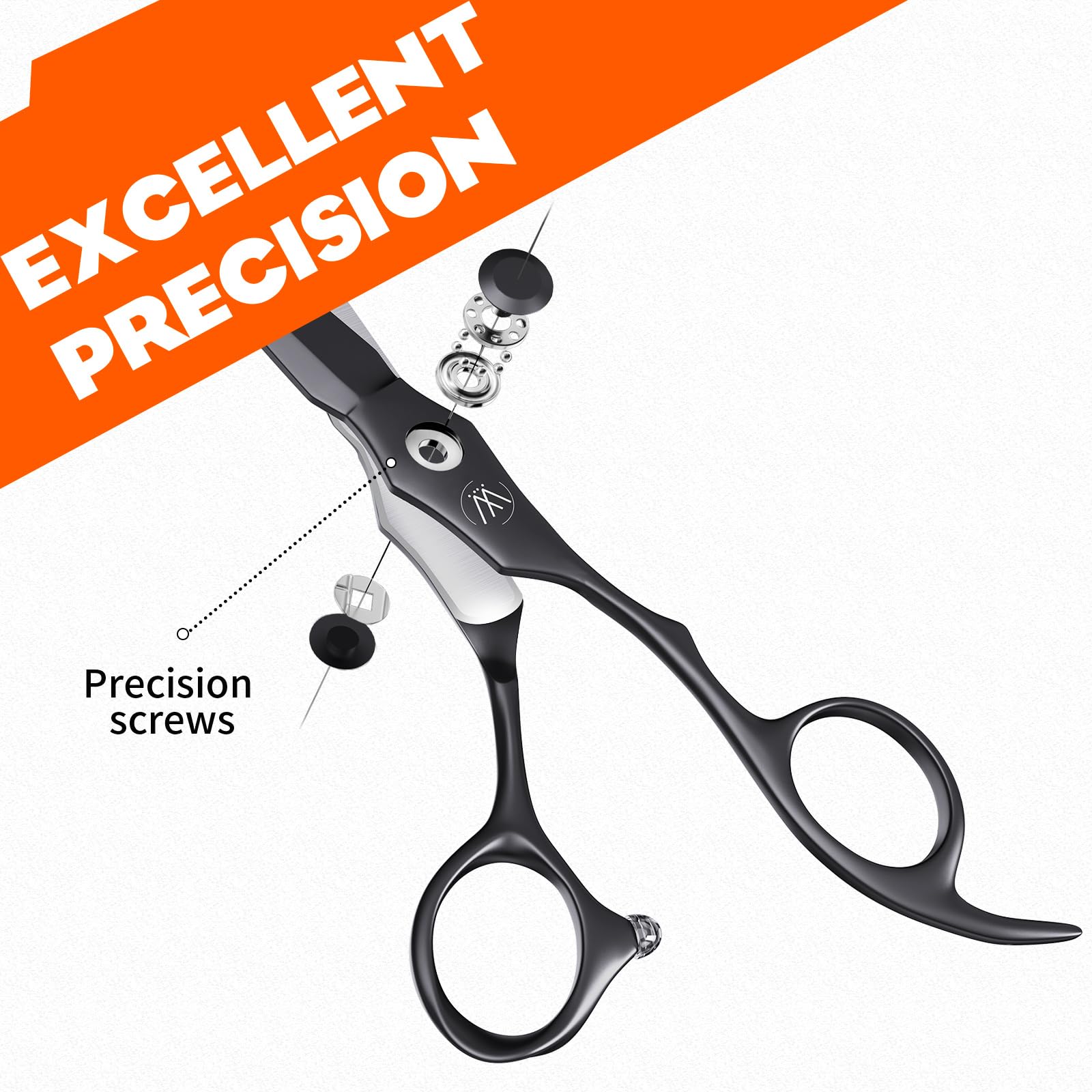 Sirabe versatile scissors suitable for thick, curly, and fine hair