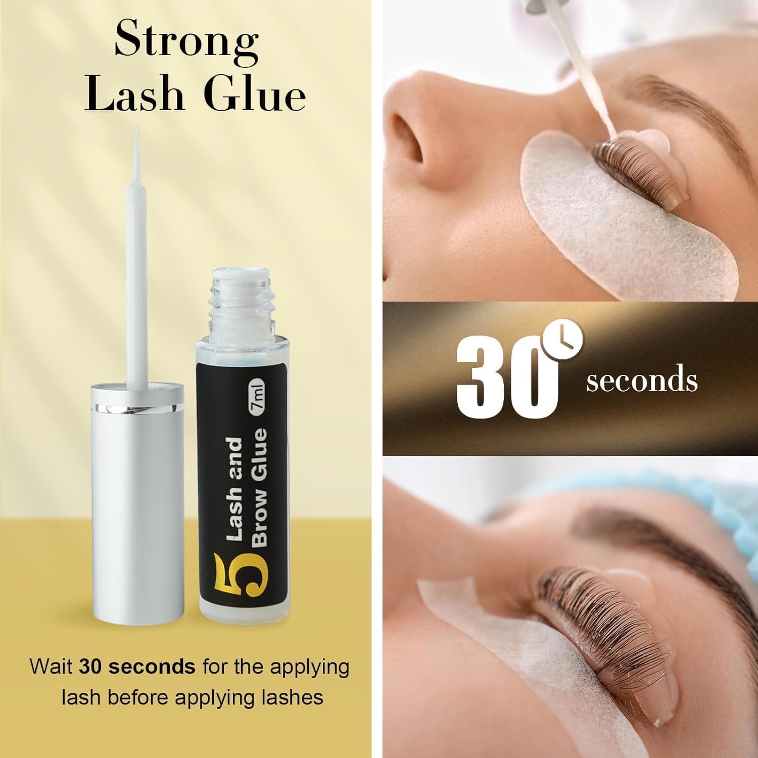 Siripine eyelash lift kit setting lotion locks curl for lasting definition.