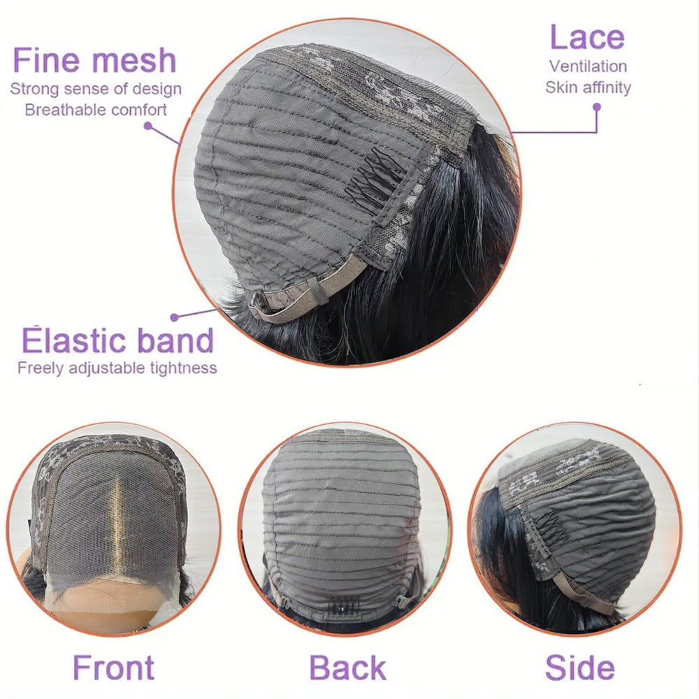 SisBroSis adjustable rose net with straps and combs ensures secure all-day comfort