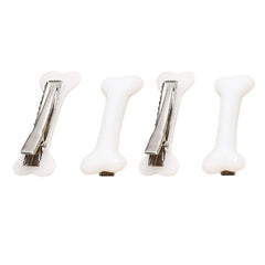 Sisdodo Halloween bone hair clip with skeleton design holds hair securely for cosplay