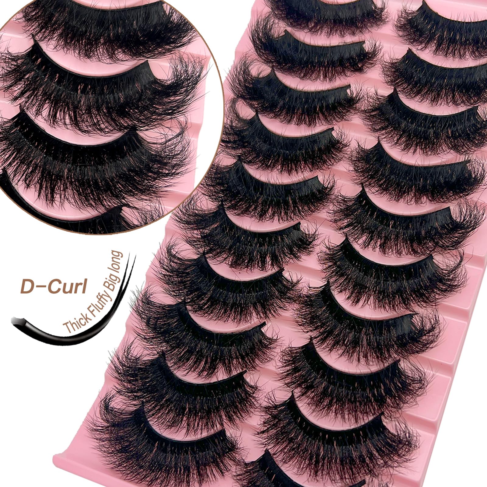 SISIYDY soft flexible lash band eases application and removal.