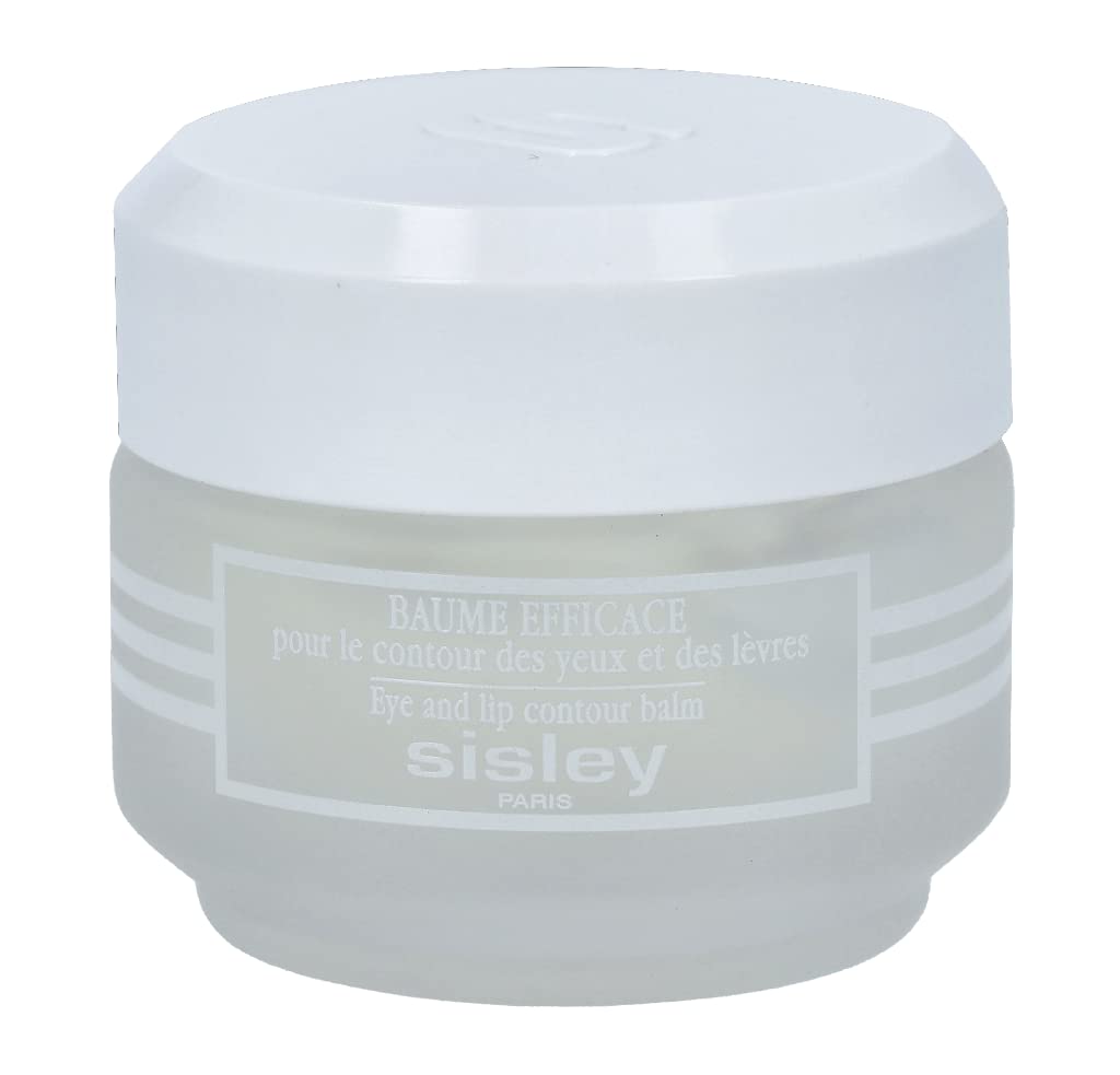 Close-up texture of Sisley balm highlighting decongesting hydration for delicate eye area