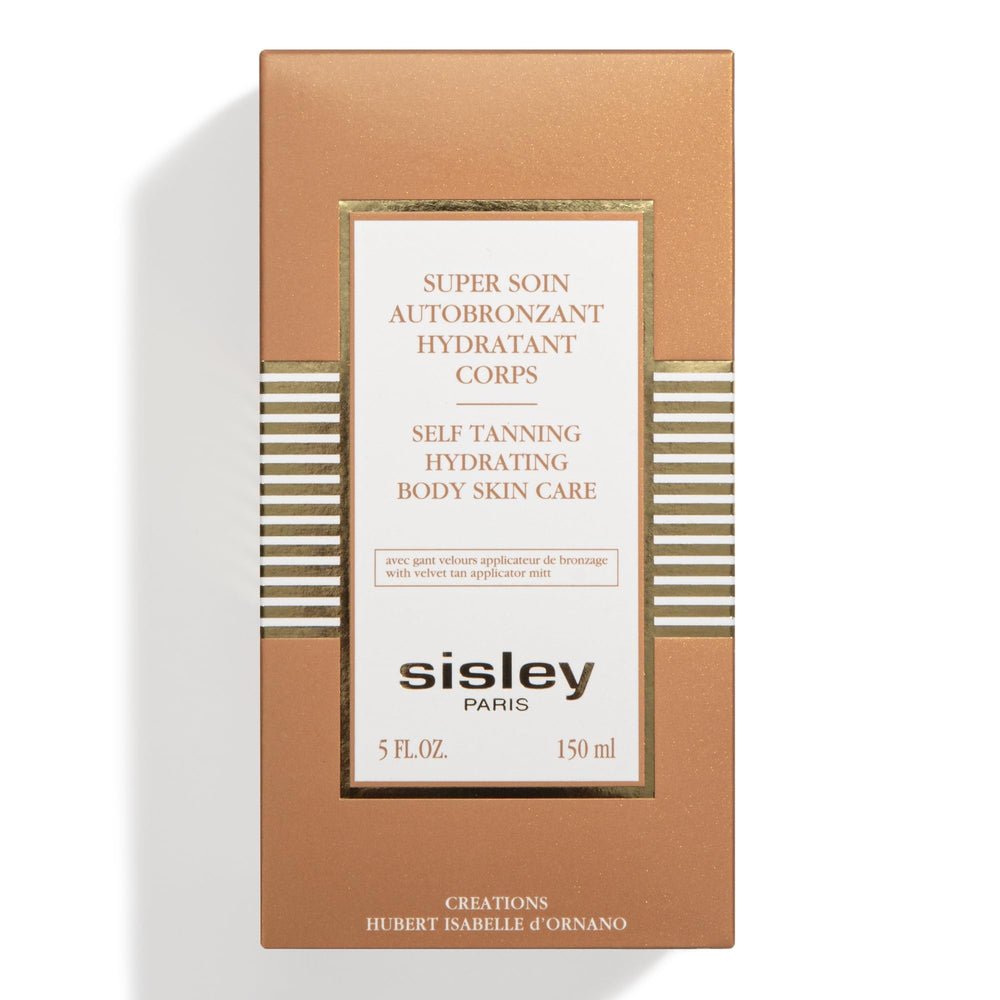Sisley Paris application on skin demonstrating natural-looking tan