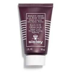 Sisley Paris Black Rose Cream Mask jar close-up reveals a luxe texture for pampering skin.