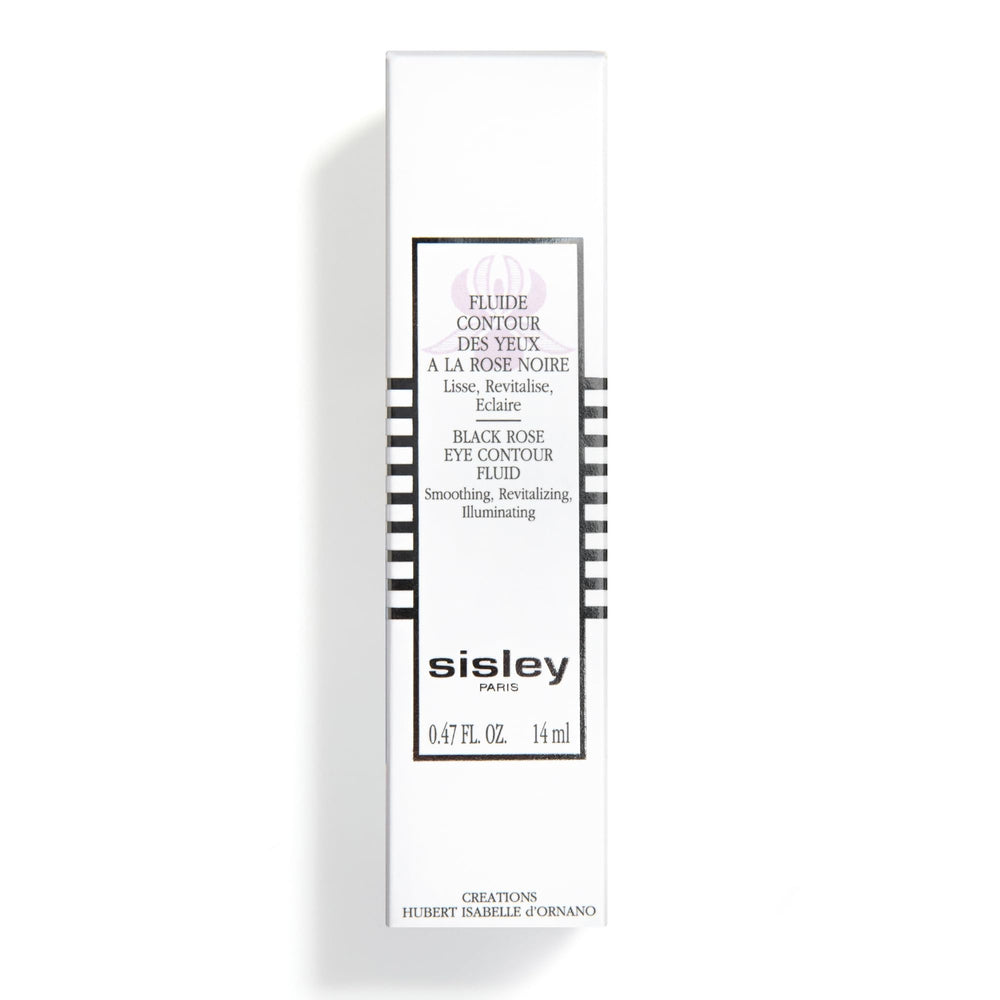 Sisley Paris Black Rose Eye Contour Fluid premium packaging reflecting anti-aging care
