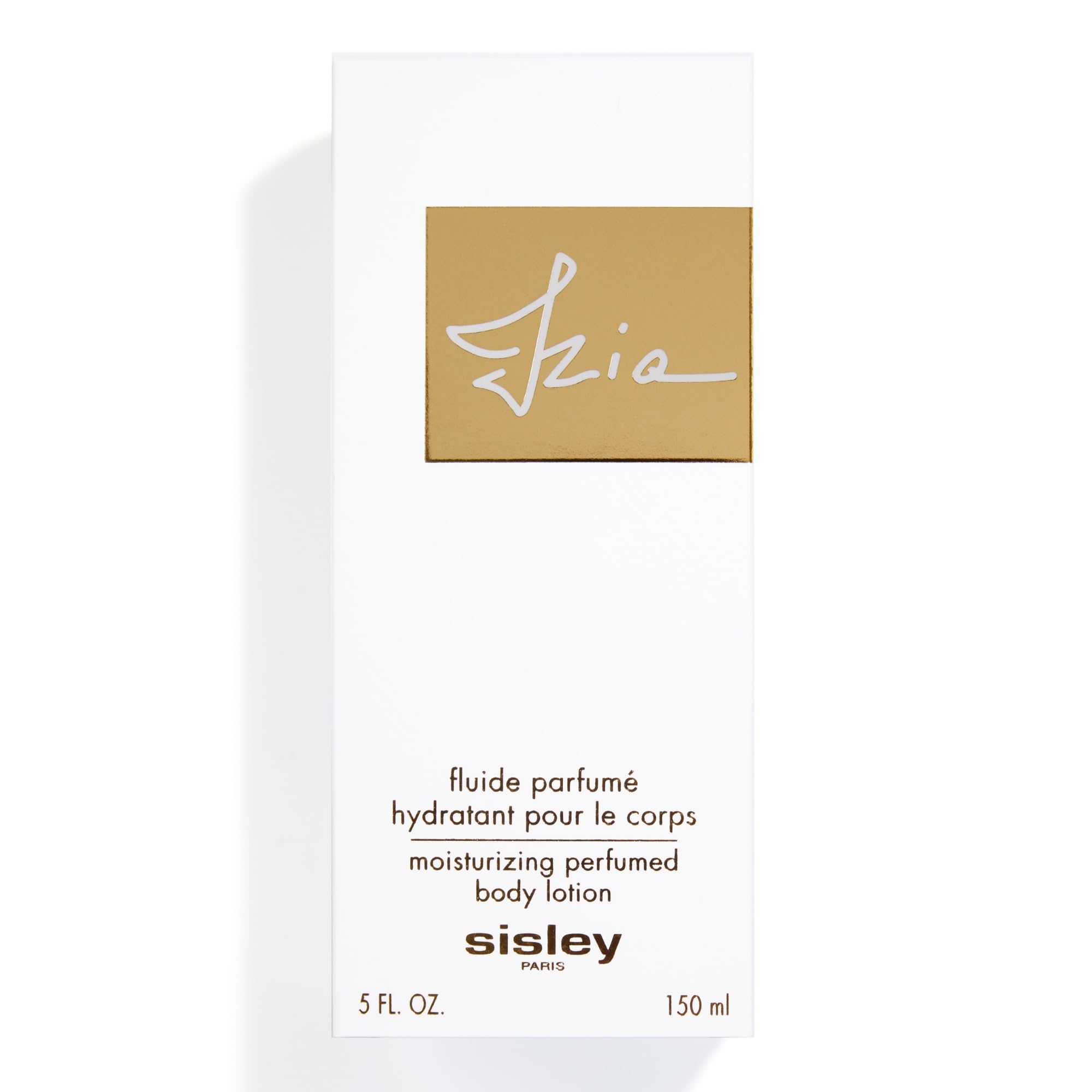 Close-up of Izia scented body lotion texture for fast absorption.