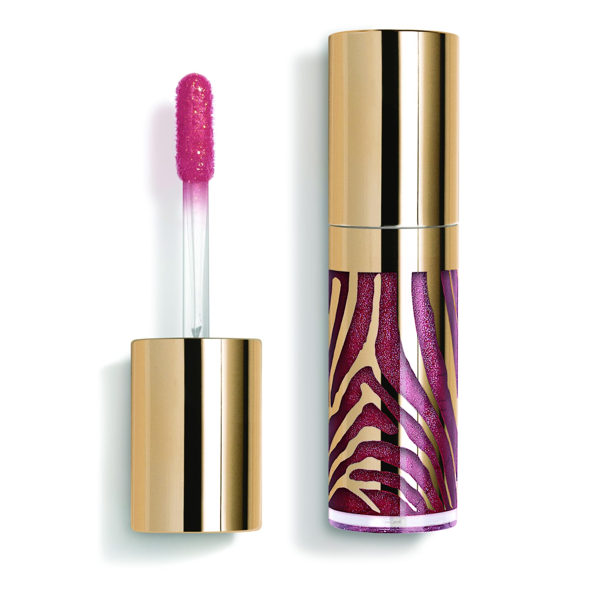 Sisley Paris Le Phyto Gloss 4 Twilight bottle closeup shows radiant shine