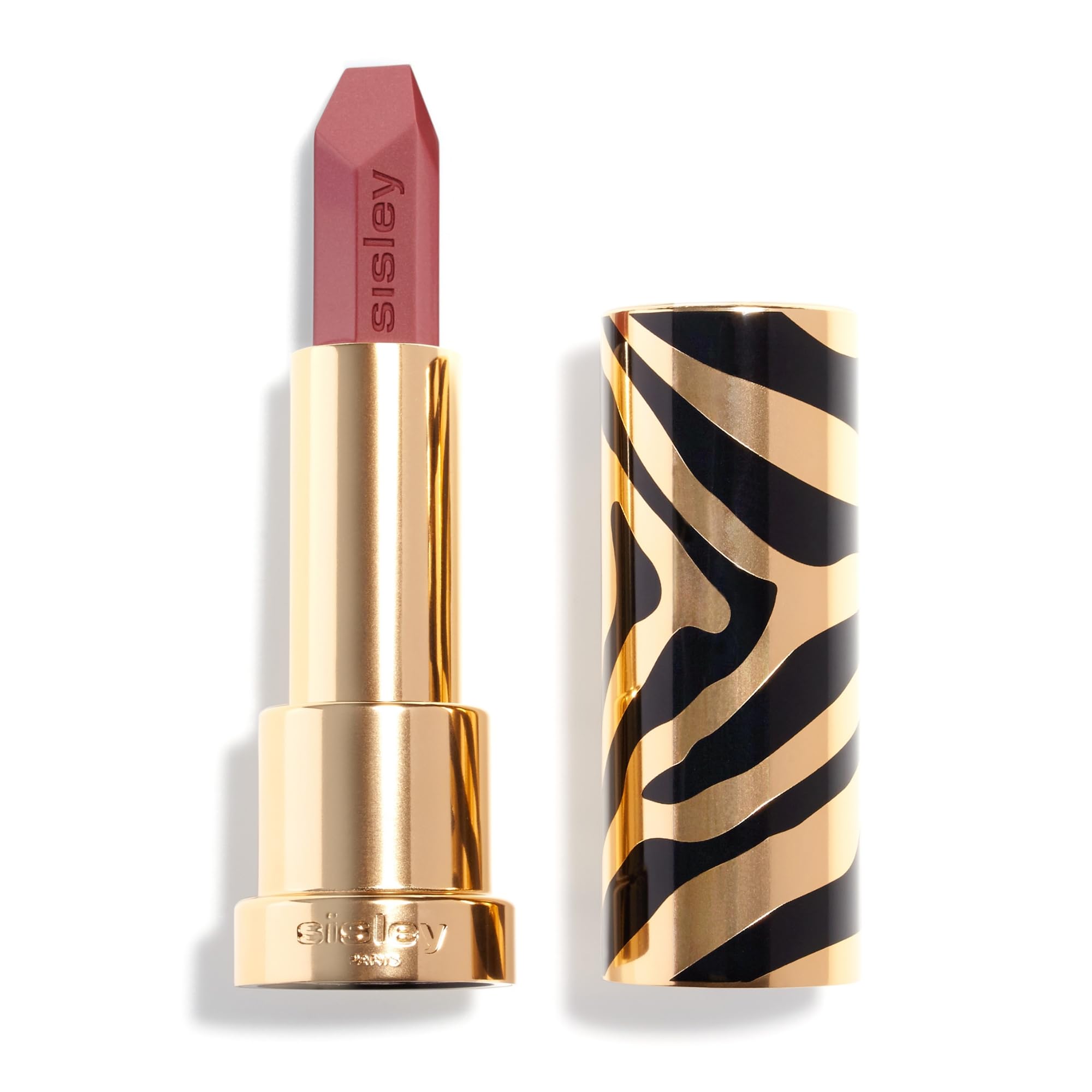 Sisley Paris Le Phyto-Rouge Rose Noumea swatch showing immediate color and luminous finish.