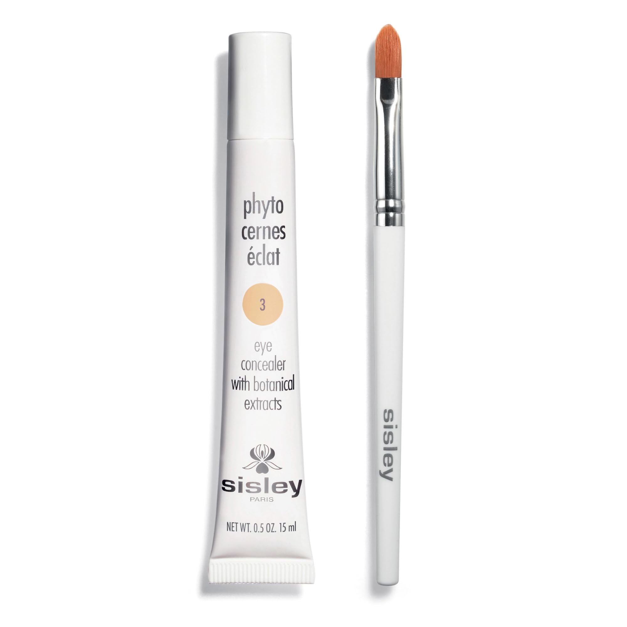 Sisley Phyto-Cernes Eclat No.3 bottle close-up with cooling tip for refreshing under-eye use