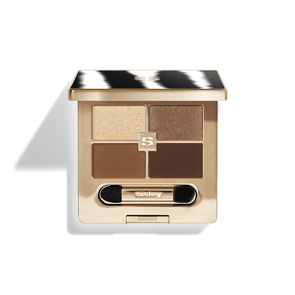 Sisley Paris Phyto-Eye Palette Tender Toffee open compact for on-the-go color versatility.