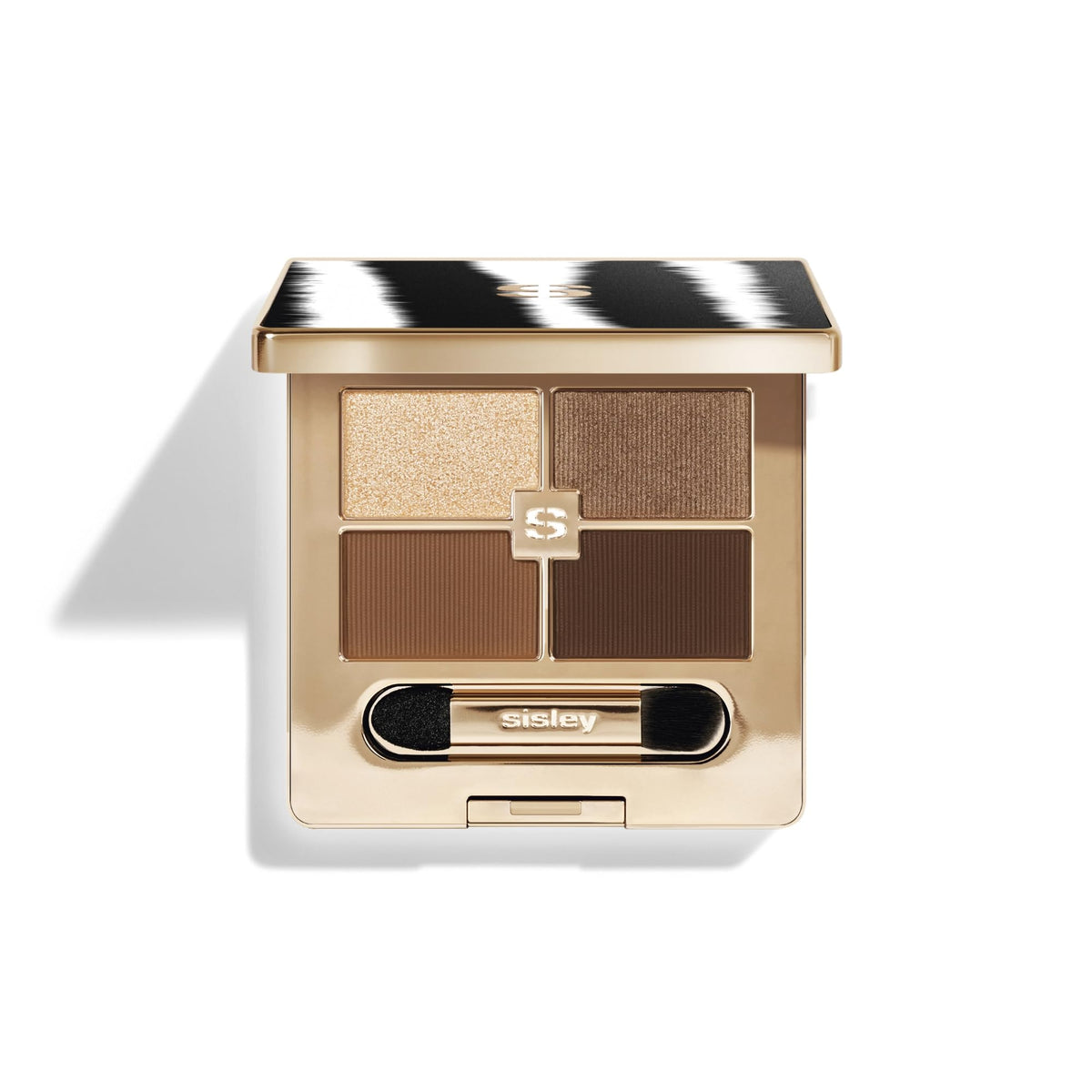 Sisley Paris Phyto-Eye Palette Tender Toffee open compact for on-the-go color versatility.