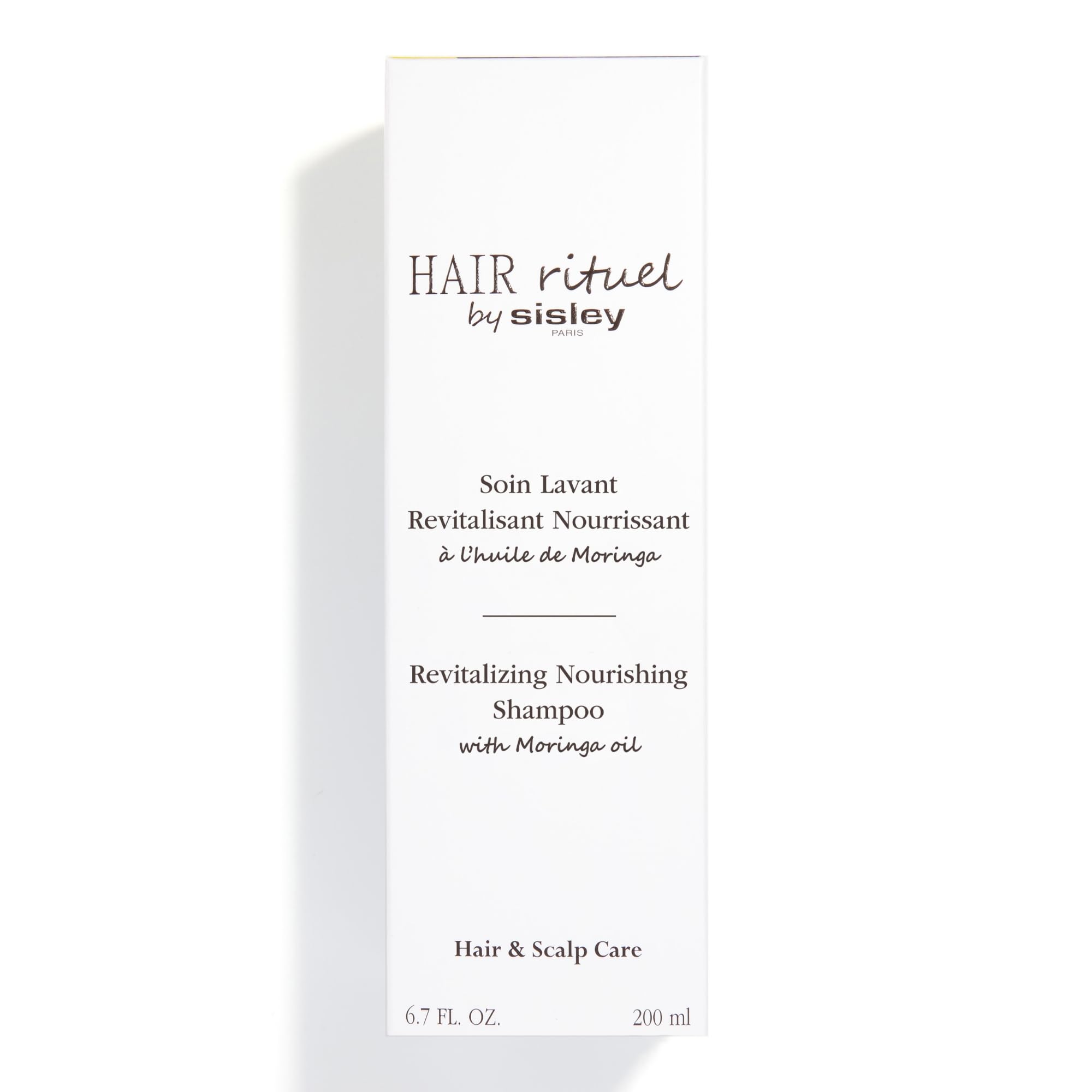 After-wash hair from Sisley Paris shampoo appearing silky and vibrant