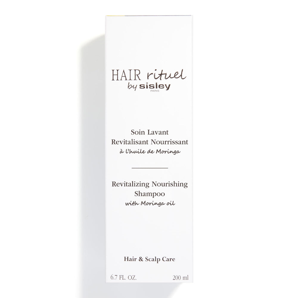 After-wash hair from Sisley Paris shampoo appearing silky and vibrant