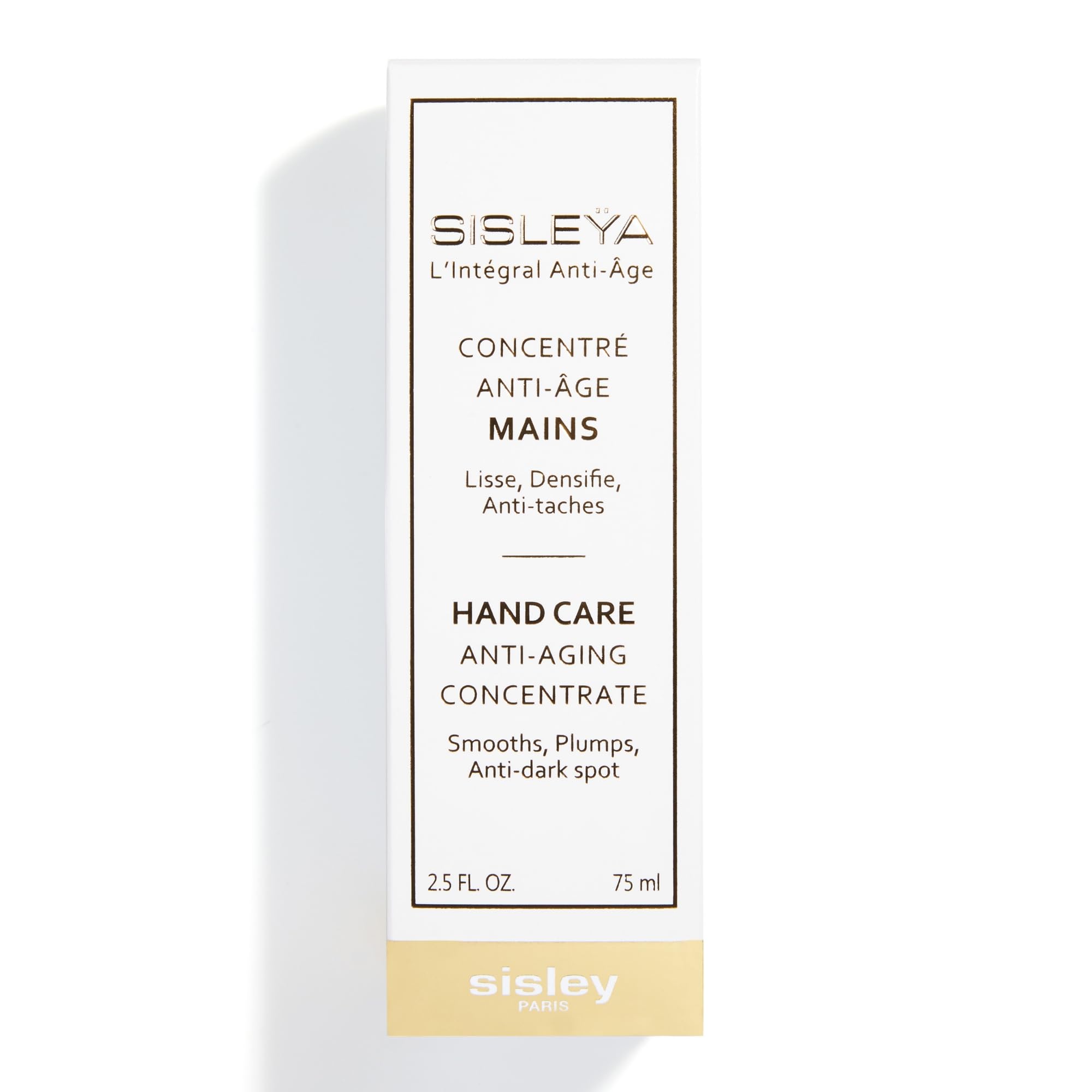 Packaging shot highlighting premium design and luxurious hand-care routine.