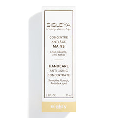 Packaging shot highlighting premium design and luxurious hand-care routine.