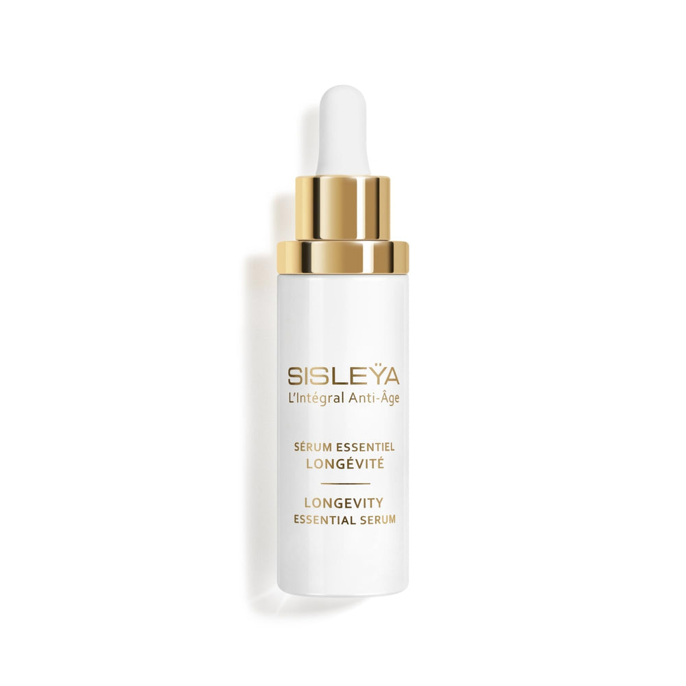 Sisley Paris Sisleya L'Integral Anti-Age Serum bottle close-up for mature skin radiance.