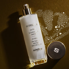 Texture swatch of Sisley Supremya La Lotion showing velvety finish