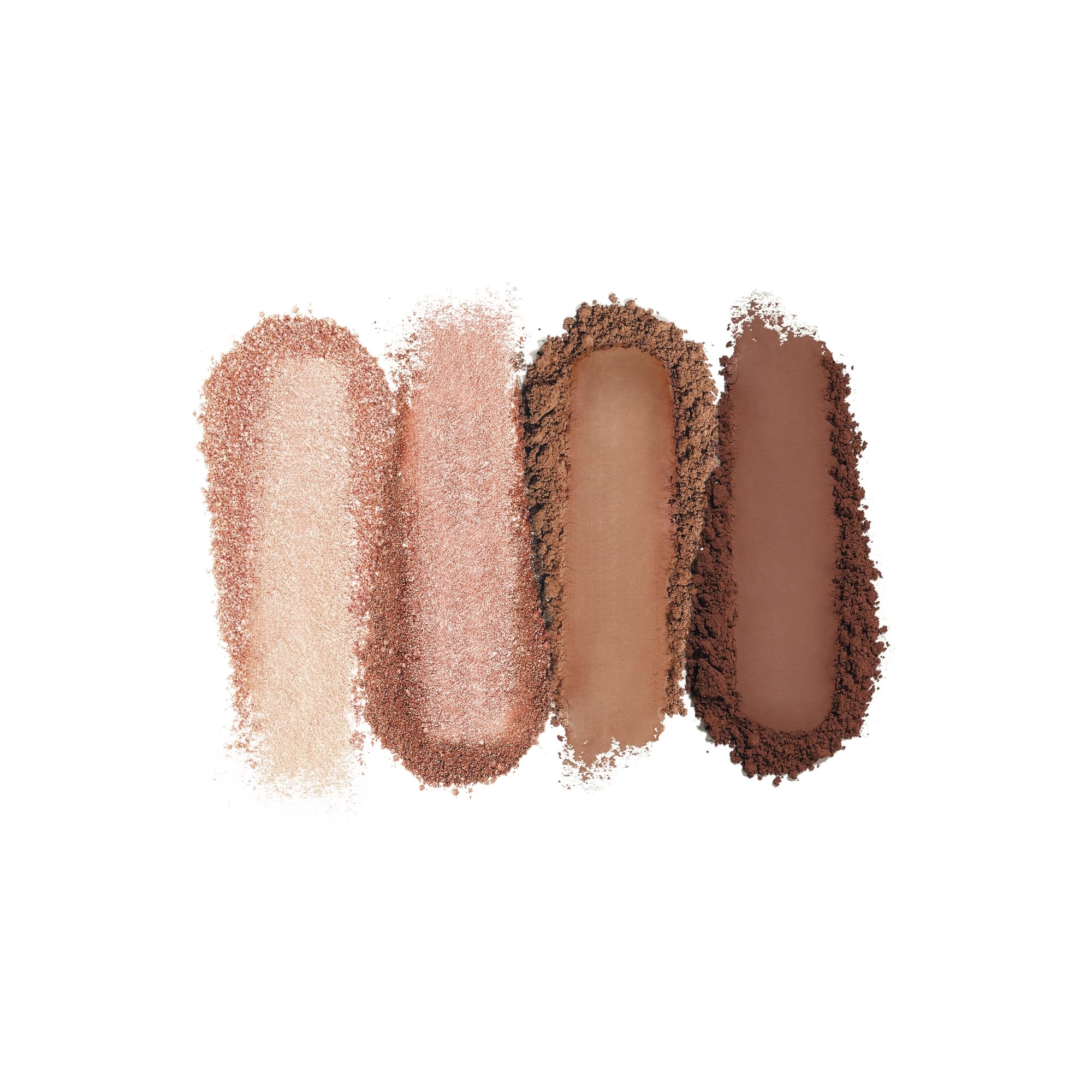 Swatches of four buildable shades from the Sisley Phyto-Eye Palette