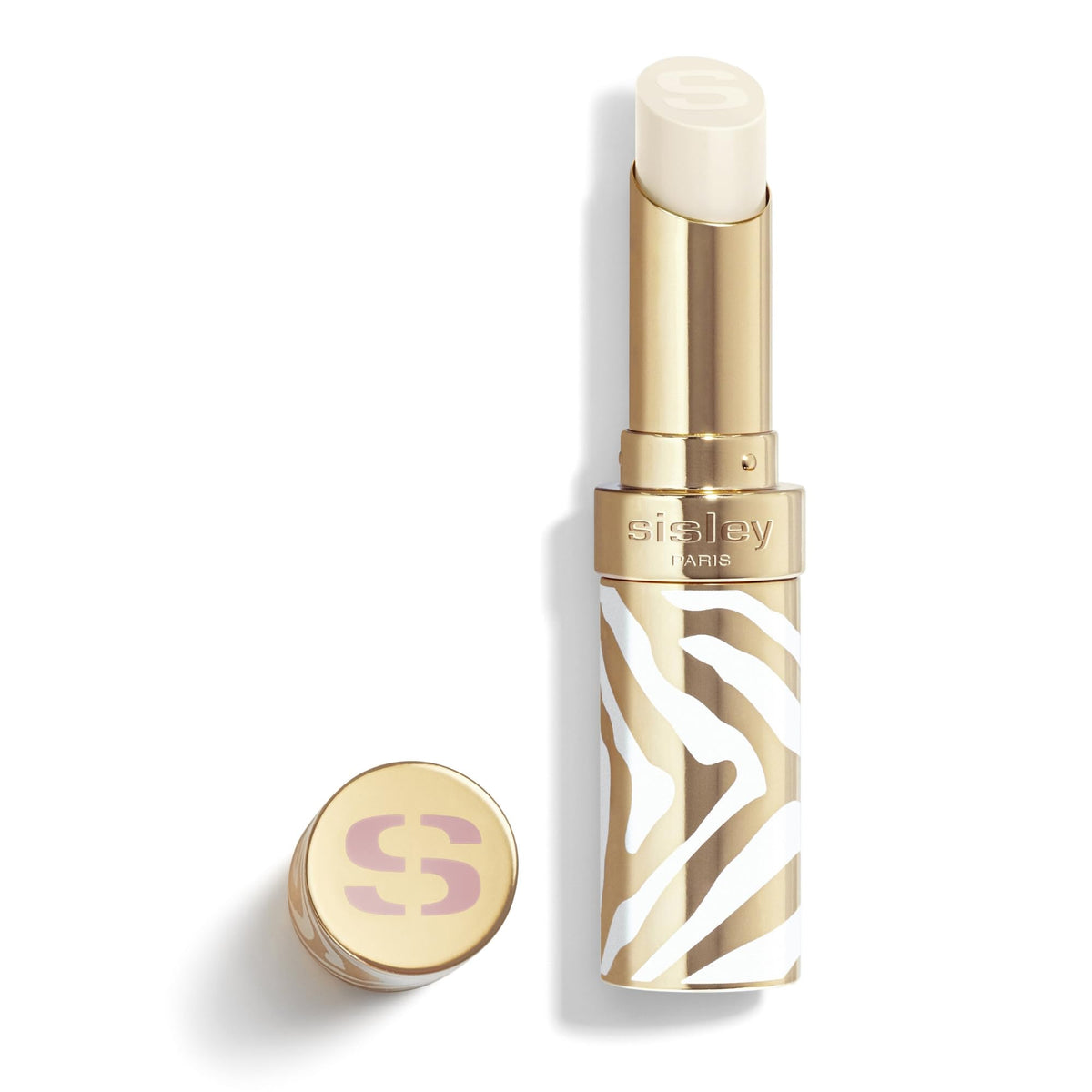 Sisley Phyto-Lip Balm 1 Cloud application boosts fullness and hydration.