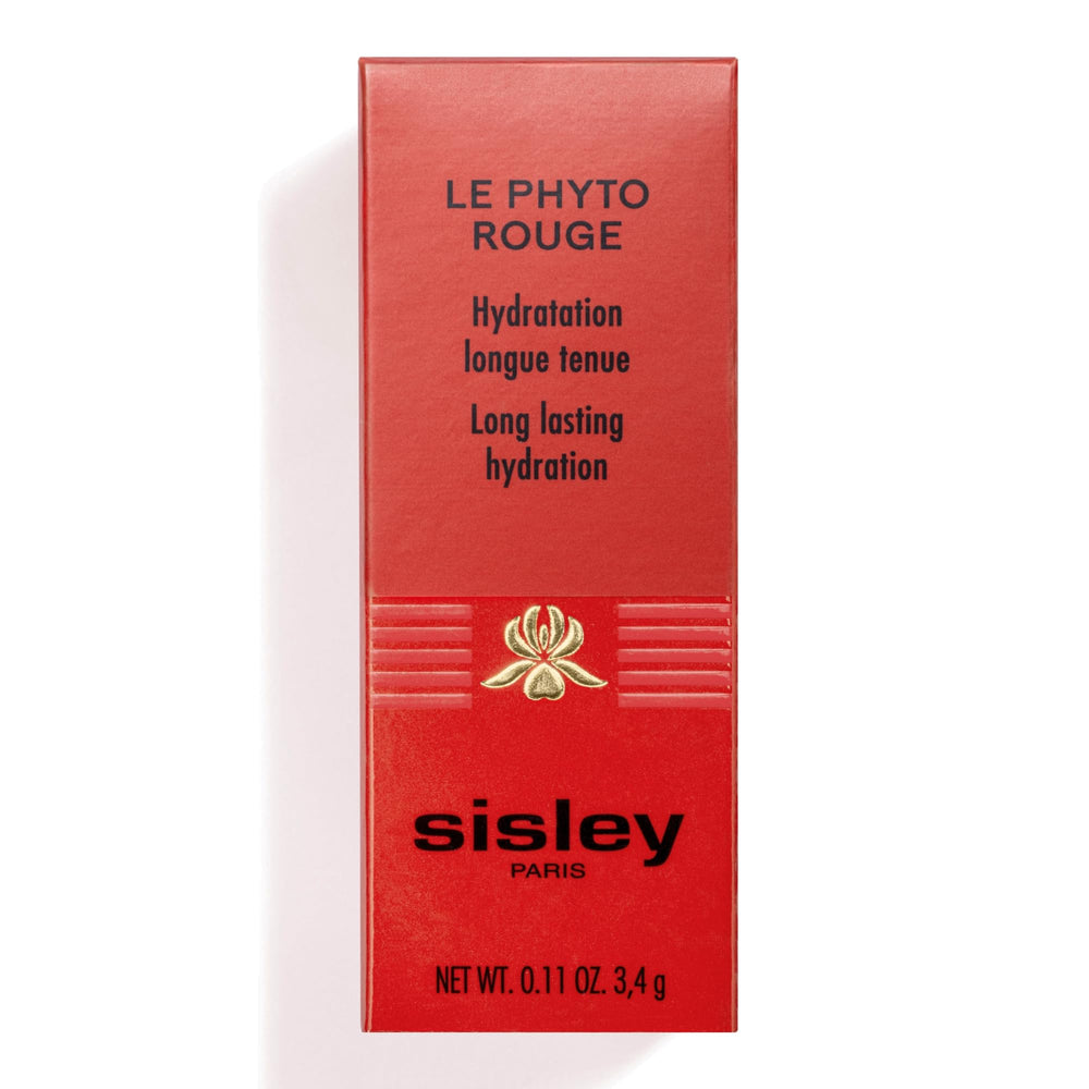 Sisley Phyto-Rouge Beige Manhattan lipstick in a magnetic zebra case.