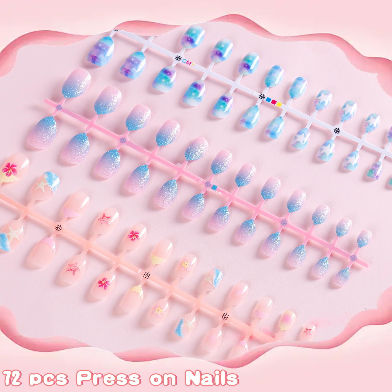 SIUSIO 3Pack compact pack for on-the-go nail art fun.
