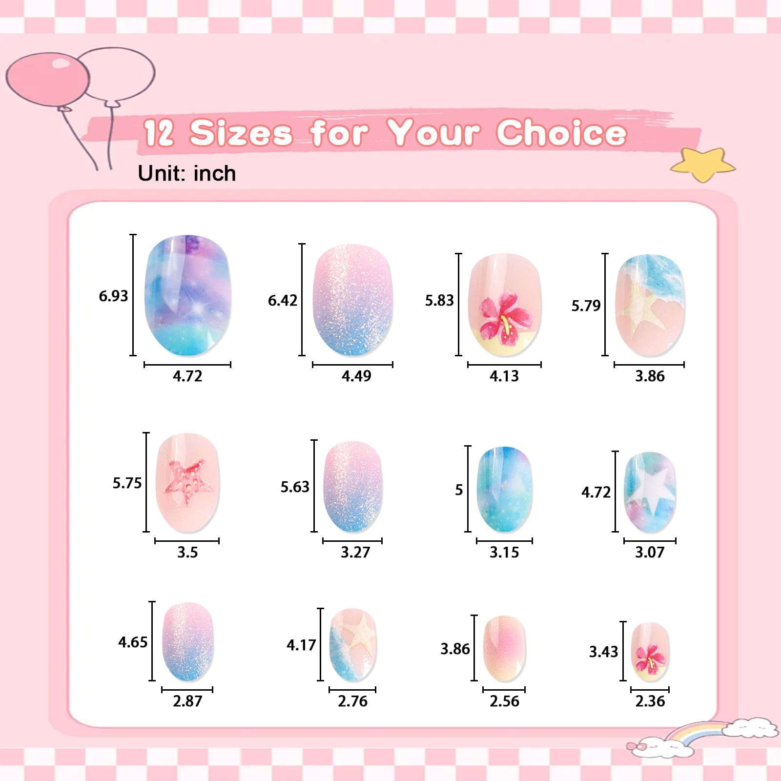 SIUSIO easy application guide helps kids apply nails in minutes.