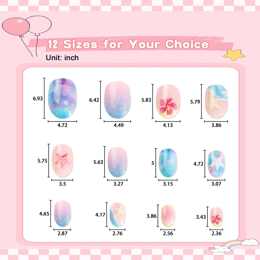 SIUSIO easy application guide helps kids apply nails in minutes.