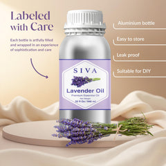 Siva Lavender hair scalp massage showing gentle care with carrier oil dilution.