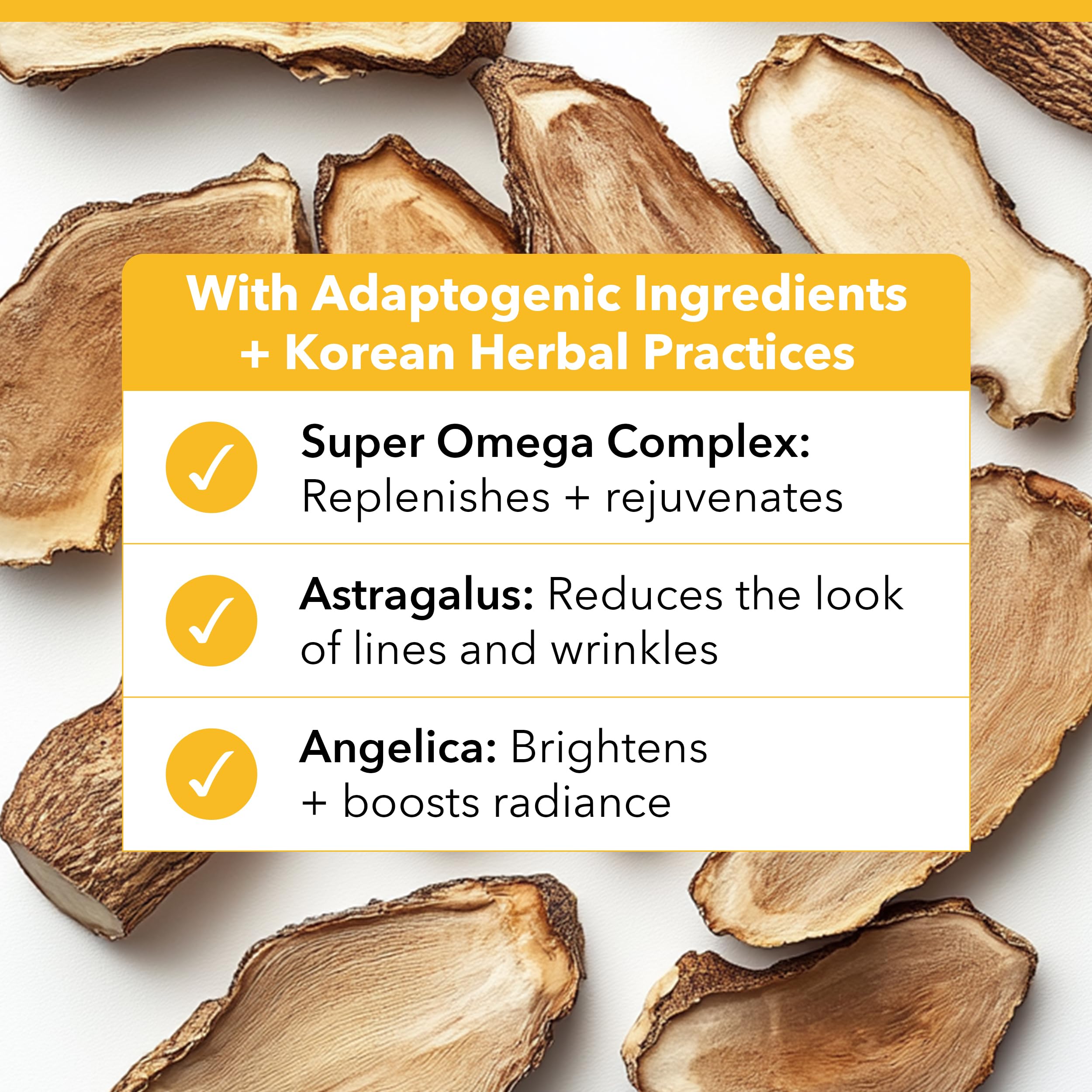 Six Gldn Nourishing Face Oil ingredients drop reveals natural oil blend