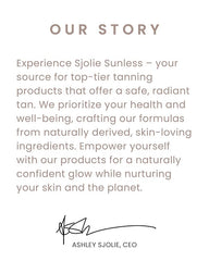 SJOLIE glow-ready skin after spray for even tone.