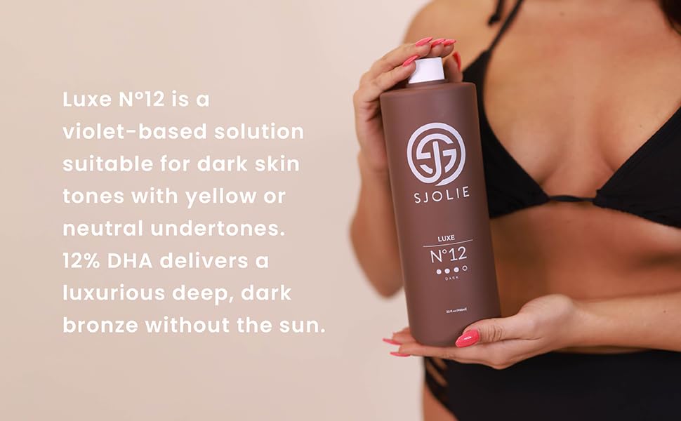 SJOLIE Luxe12 spray-mist provides quick, even coverage for a flawless finish