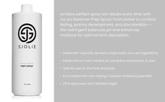SJOLIE Sunless pH Balancing Spray mist on skin to balance oils.