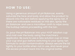 SJOLIE prep-to-perfect tan application spray on clean skin.