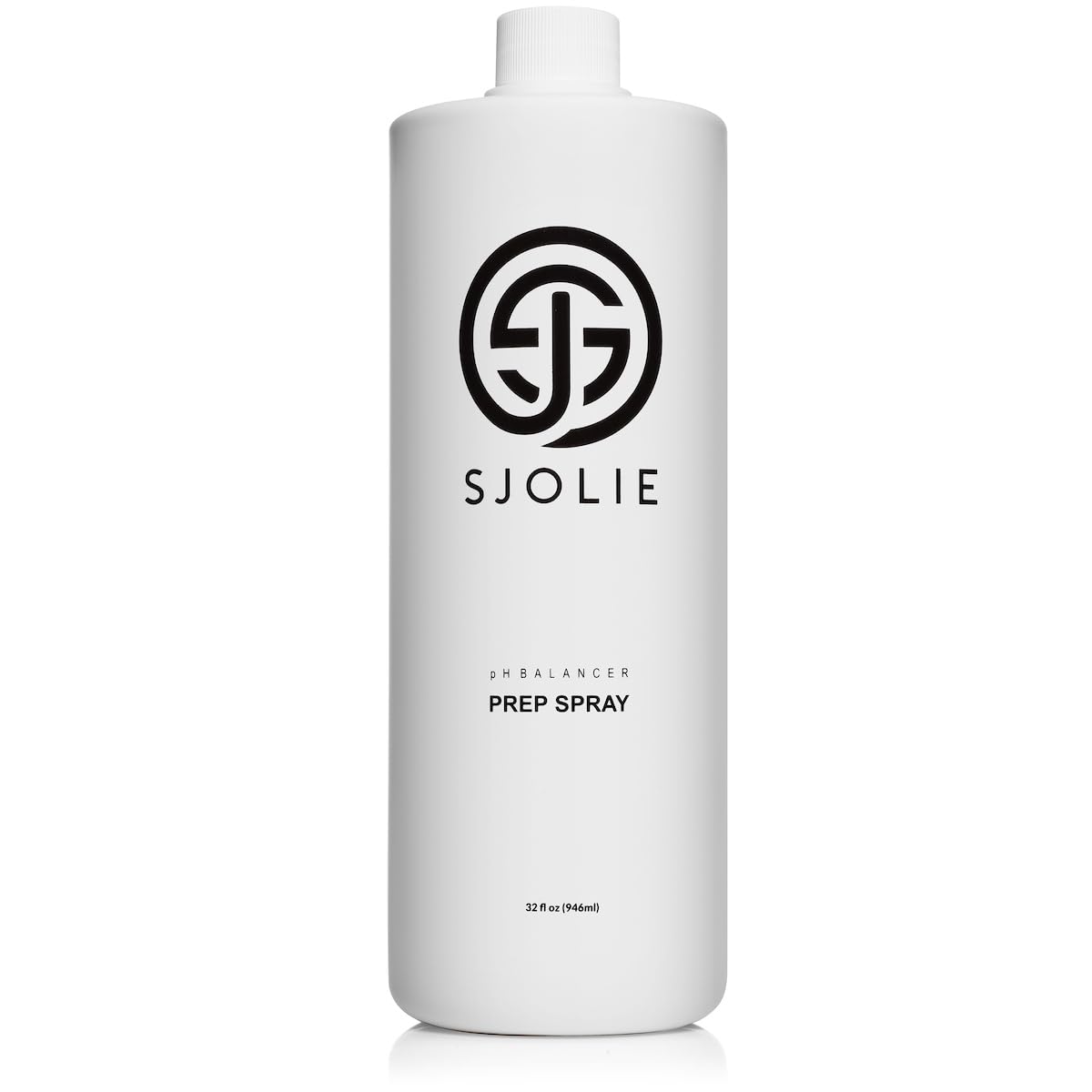 SJOLIE Sunless pH Balancing Spray bottle emitting a fine mist for skin prep.