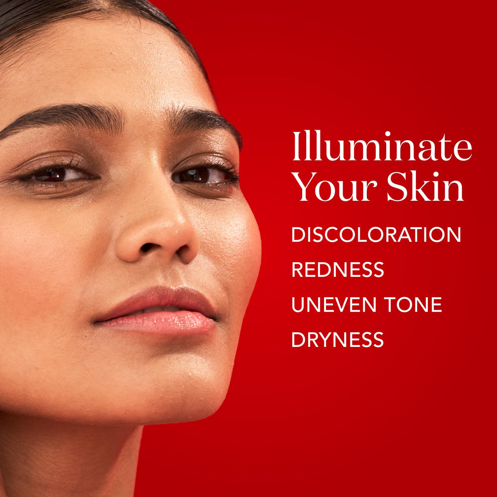 SK-II Derm Revival Sheet Mask on face showing glow and even tone.