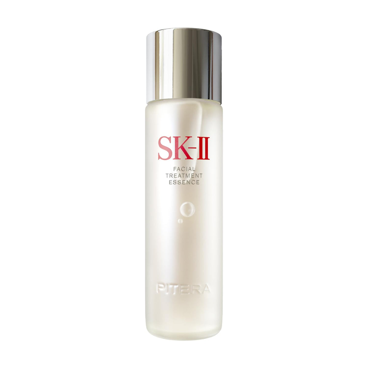 SK-II Facial Treatment Essence bottle close-up highlights premium packaging and silky texture.