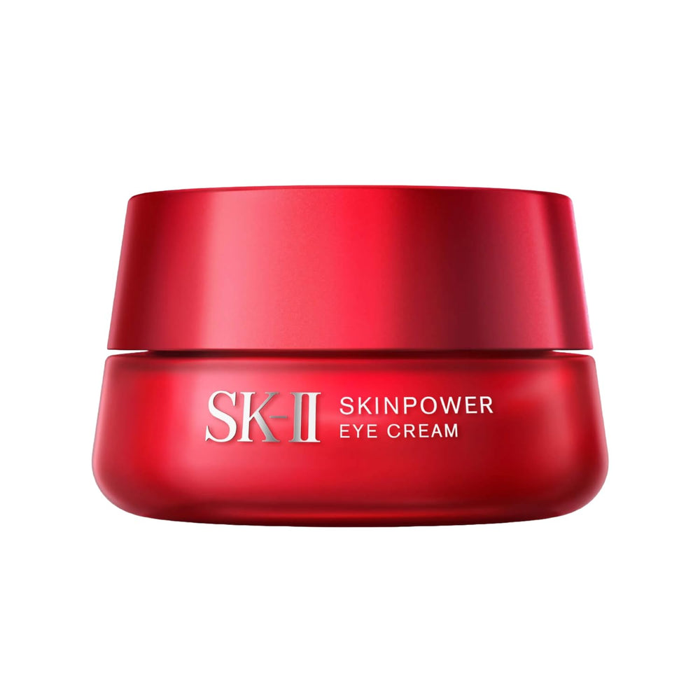 SK-II Skinpower Under Eye Cream bottle showing under-eye brightness and firming